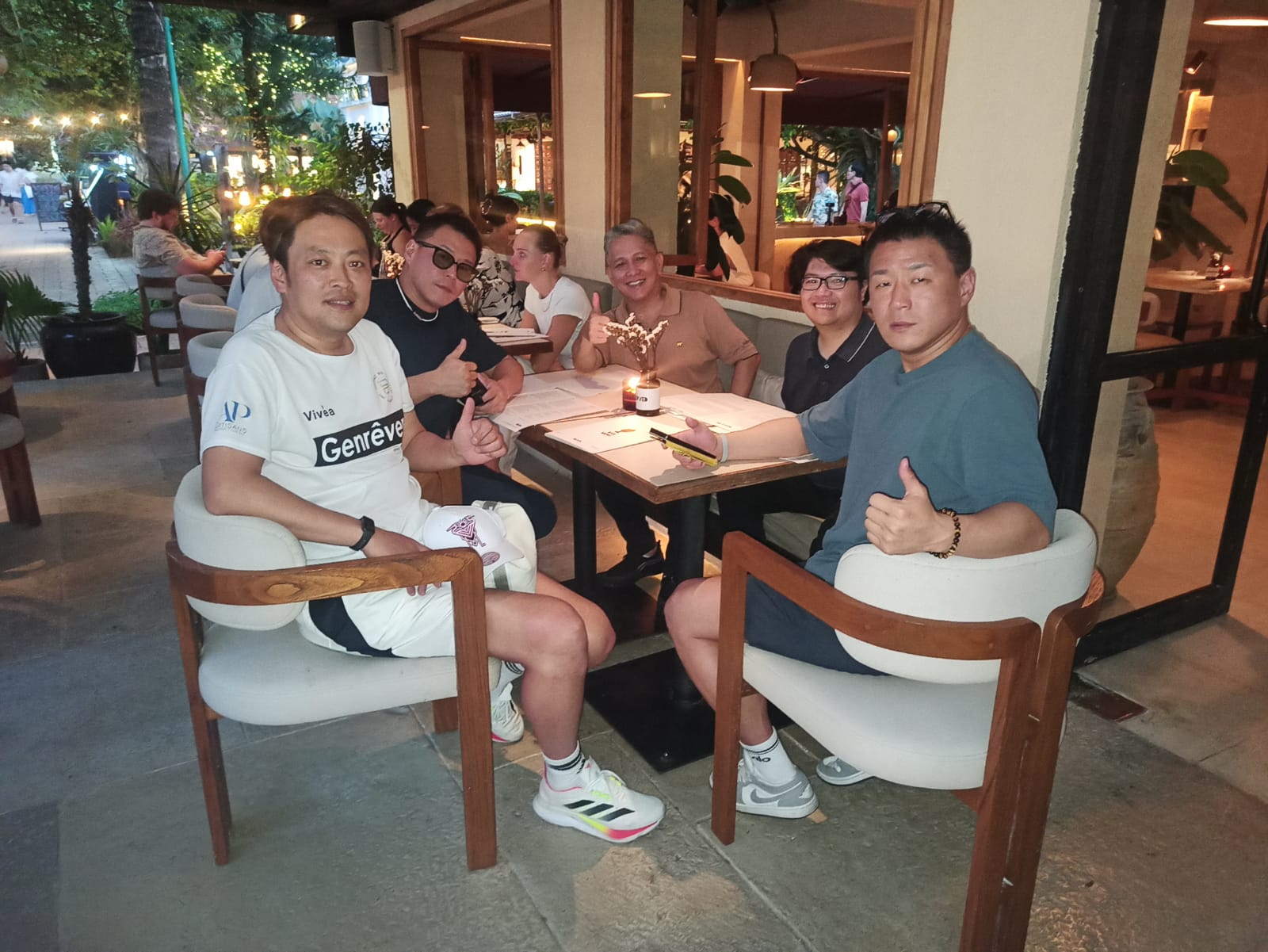 Evening working session with the Indonesian team in Bali.