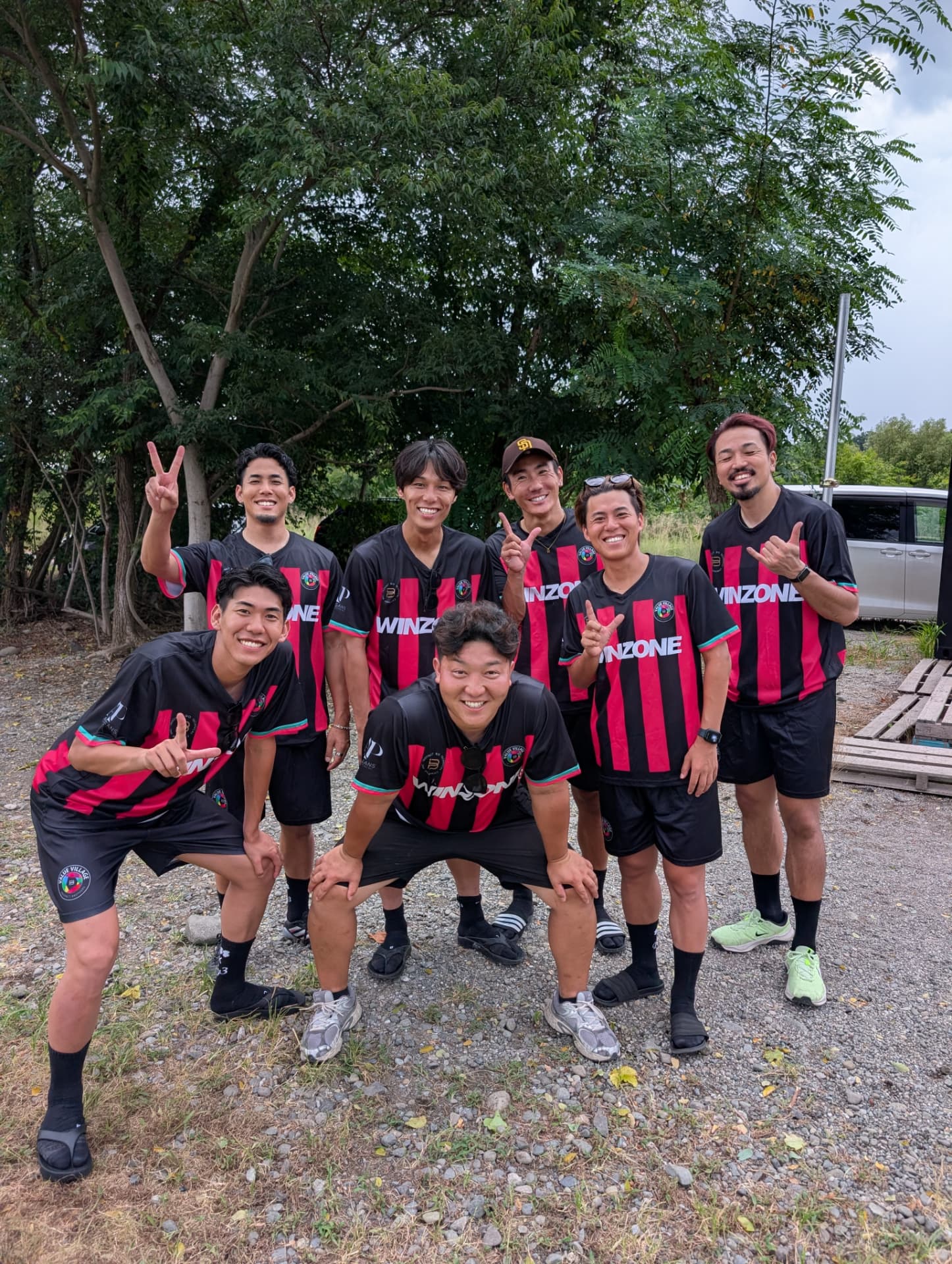 VALUE VILLAGE team members after a match day.