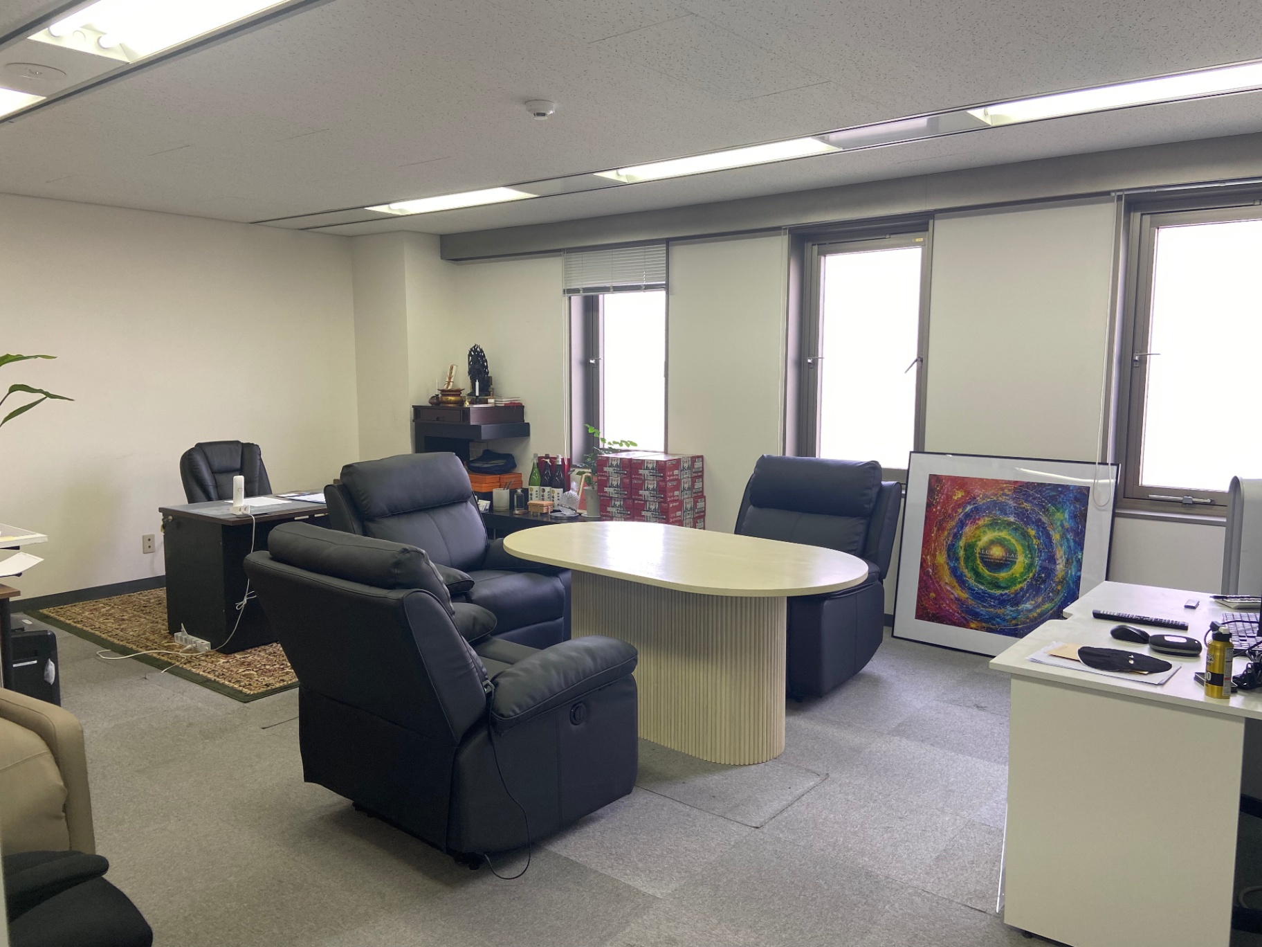The executive office at the Tokyo headquarters.