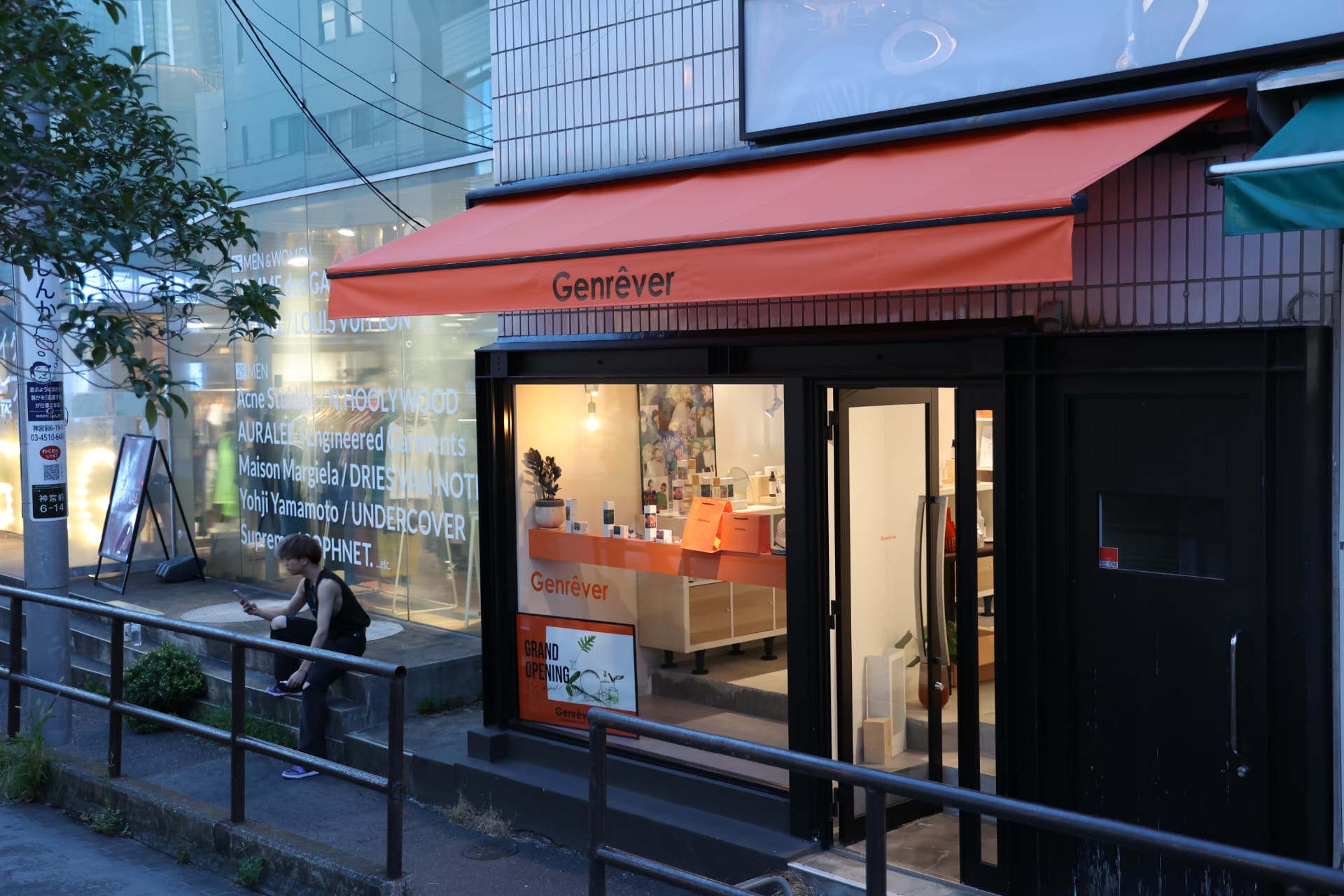 Genrêver flagship store in Jingumae, Tokyo.